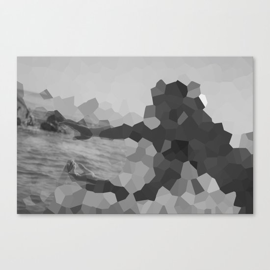 The mystery of the unknown lady Canvas Print