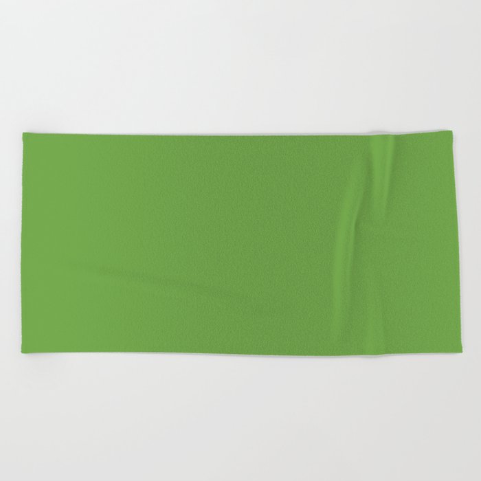 Caterpillar Green Beach Towel