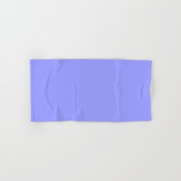 Periwinkle Blue solid color modern abstract pattern  Hand & Bath Towel