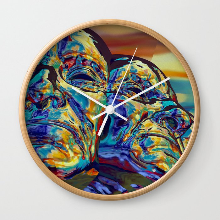 Faces of Fear Wall Clock