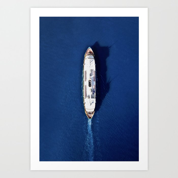 Take the ferry Art Print