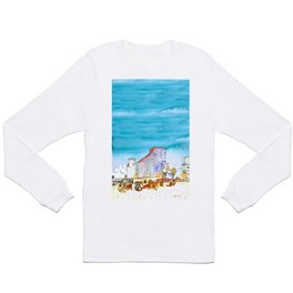 geula beach, tel aviv Long Sleeve T Shirt