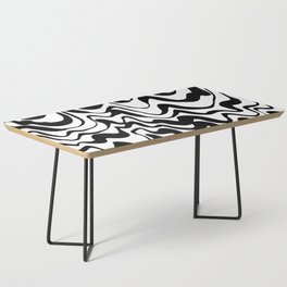 Ups and Downs - Black & White Coffee Table