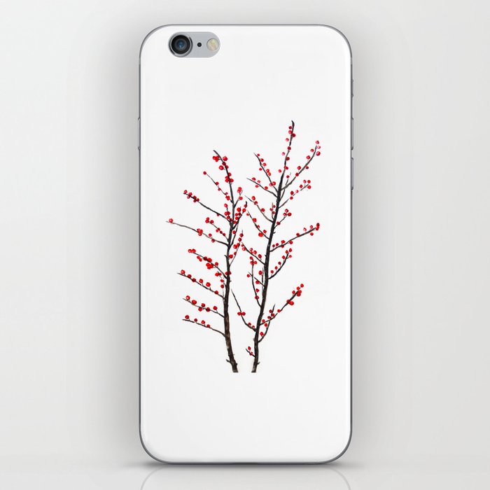 red beans branch iPhone Skin