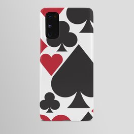 52 Deck Of Cards Pattern Clubs, Diamonds, Hearts and Spades Android Case