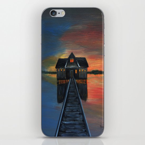 Old boat house iPhone Skin