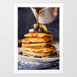 Pancakes Study! Art Print