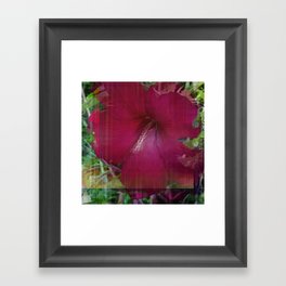 Floral jungle Framed Art Print