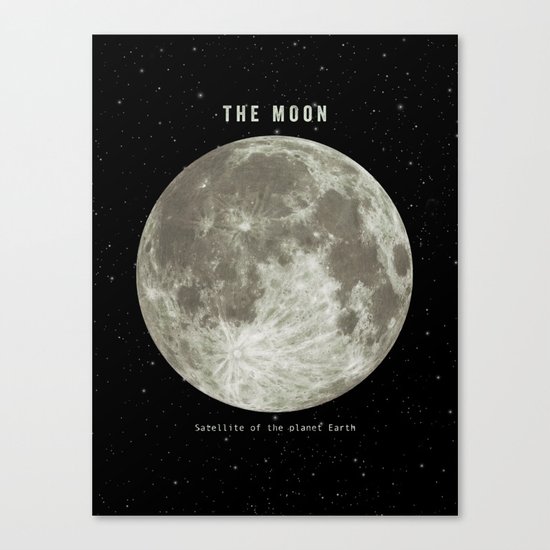 The Moon Canvas Print
