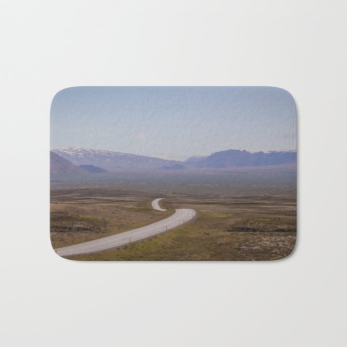 Icelandic Roads Bath Mat
