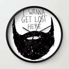 I wanna get lost here  Wall Clock | Illustration, Love, Typography 