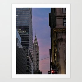 New York City Sunset Art Print