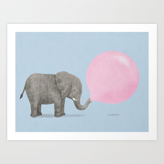 Jumbo Bubble II Art Print