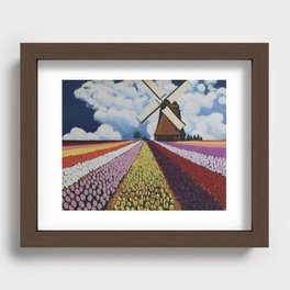 Windmill Cancer Recessed Framed Print