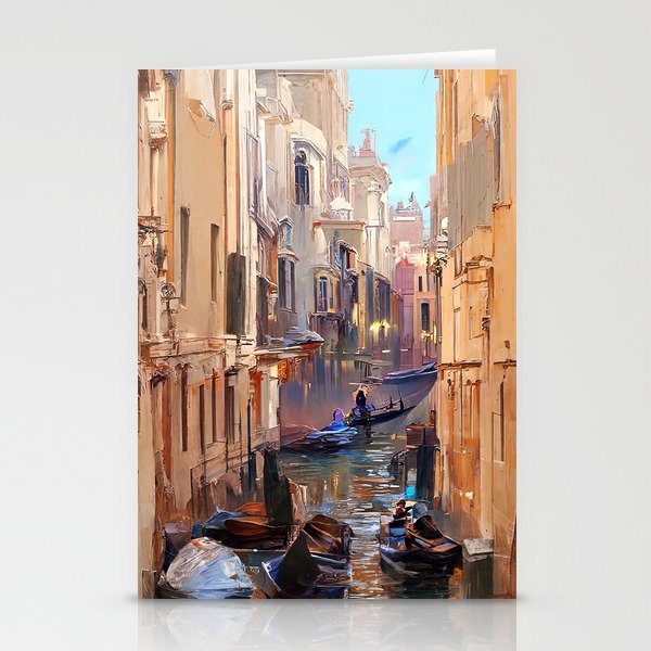 Venice, Italian Panorama Stationery Cards