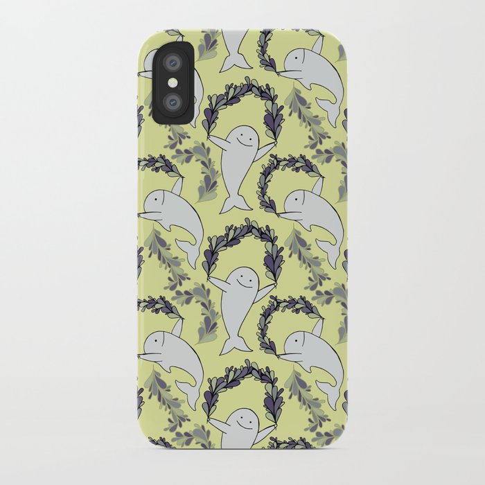 Whale Garland iPhone Case
