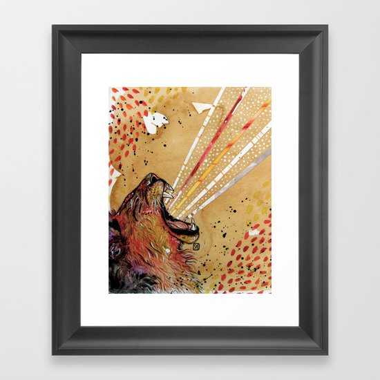 Lionhart Framed Art Print