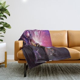 Tali'Zorah vas Normandy (Mass Effect) Art Throw Blanket
