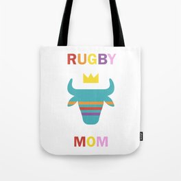 Rugby Mom Tote Bag