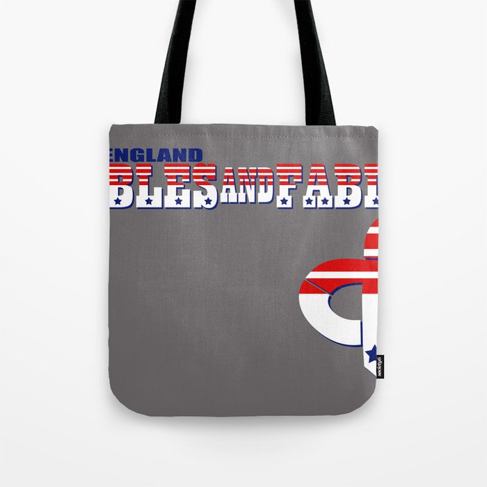 "New England" Tables and Fables Tote Bag
