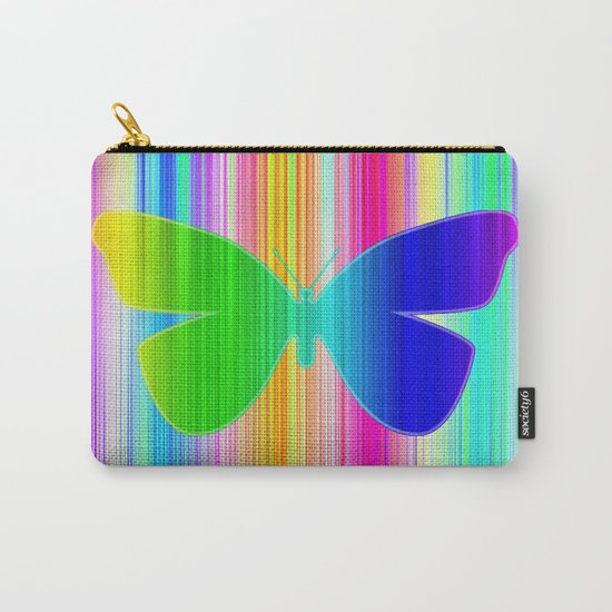 Colored butterfly Carry-All Pouch