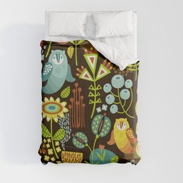 5BF1 Scandinavian Birds Duvet Cover