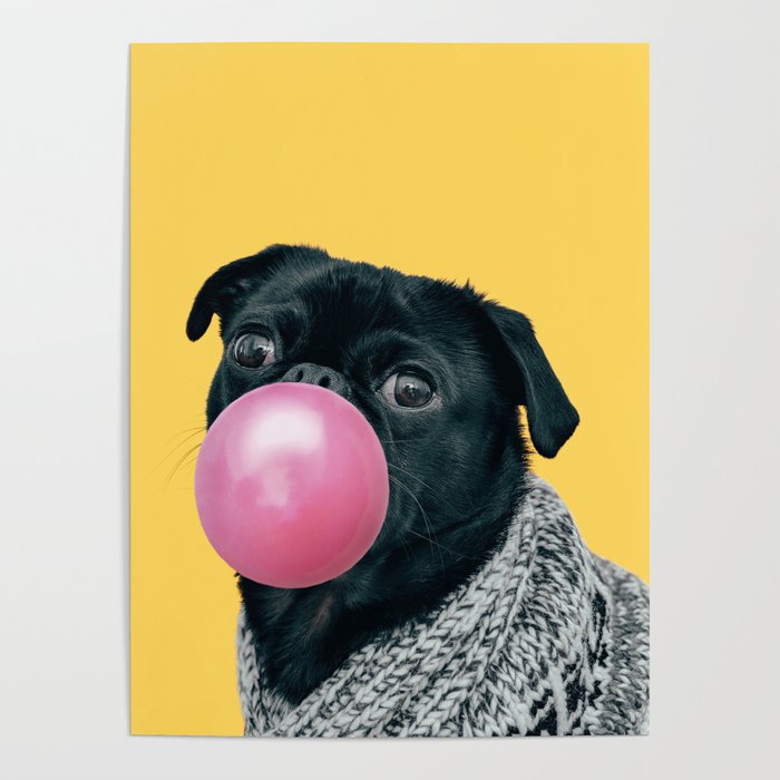 Pug Life: Pop Animals Poster