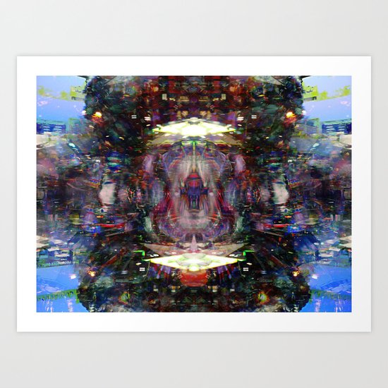 untempered overexaggeration tendency process Art Print