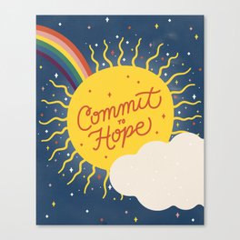 Commit to Hope Canvas Print