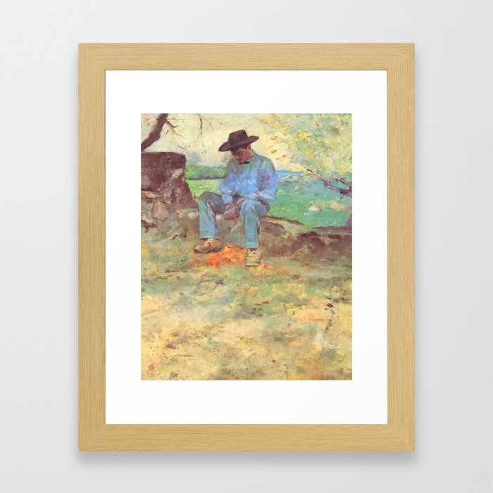 Henri de Toulouse-Lautrec "Le Jeune Routy à Céleyran" Framed Art Print