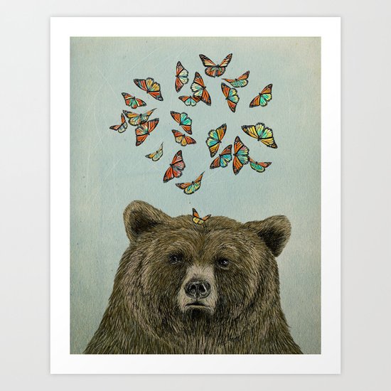 STAY WILD Art Print