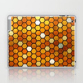Honeycomb Hexagon Mosaic Window Laptop Skin