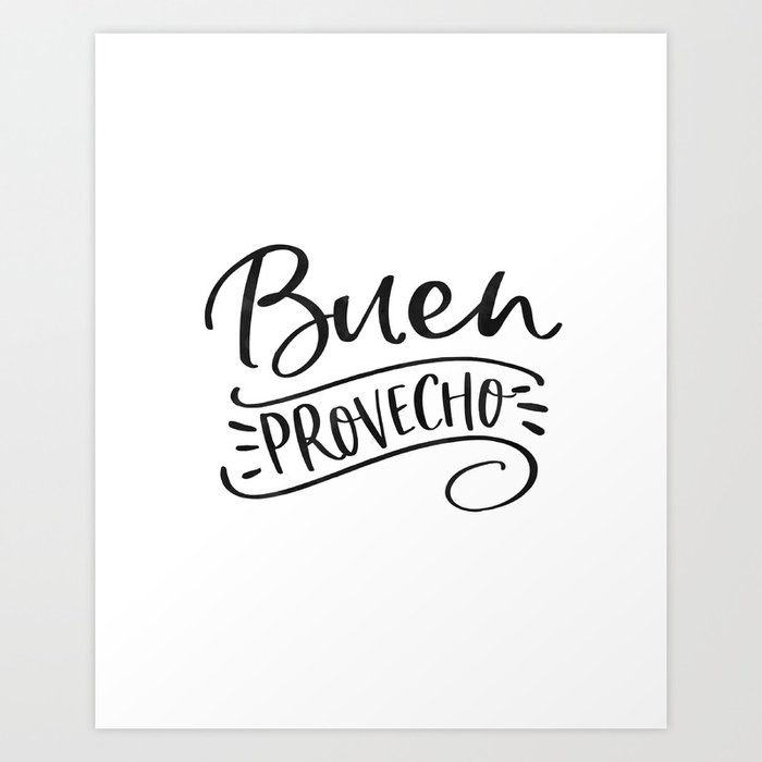 Buen Provecho Sign Bon Appetit Sign Spanish Decor Spanish Gifts