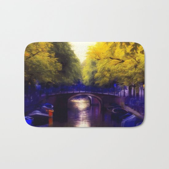 A small bridge Bath Mat