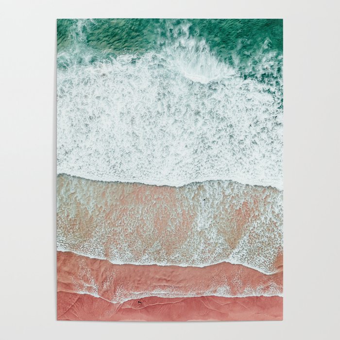 Ocean Print, Beach Print, Coastal Decor, Waves Print, Modern Art