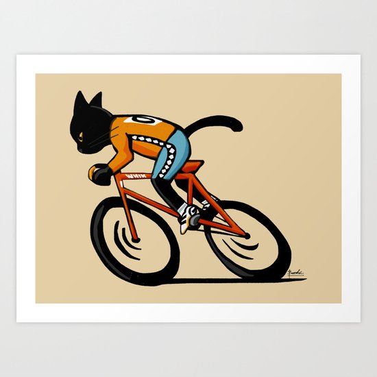 Cycle sport Art Print