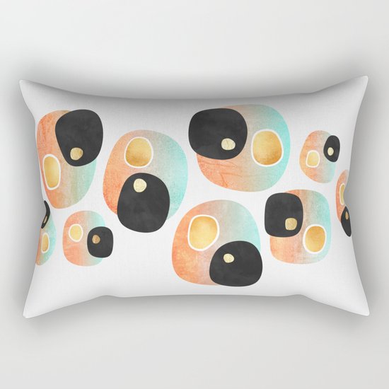 Tropical Pebbles Rectangular Pillow
