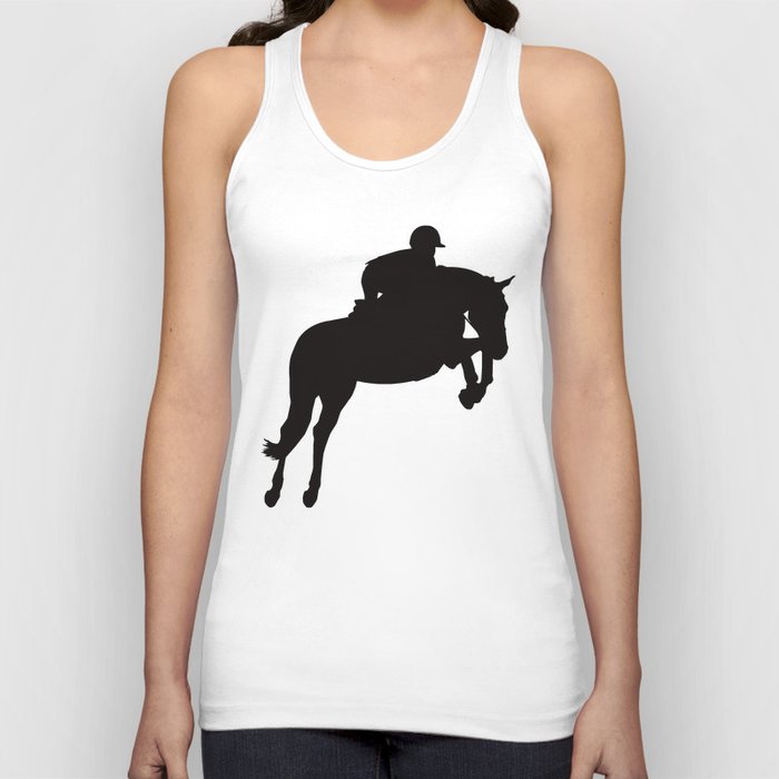 Jumping Horse Silhouette Tank Top