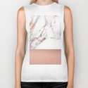 Rose Gold Marble And Foil Window Curtains By Marbleco