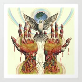 Practice Empathy and Compassion Eternally Art Print