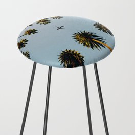 Palms and plane Counter Stool
