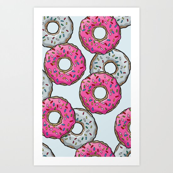 Donuts Art Print