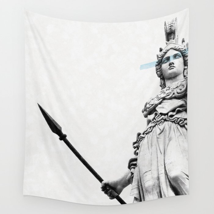 Athena the goddess of wisdom Wall Tapestry