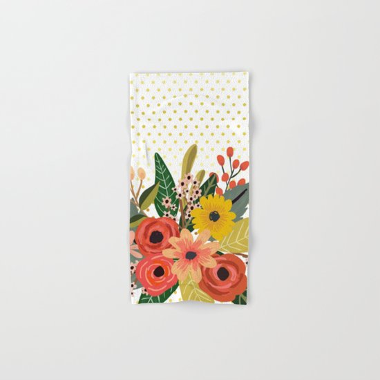 Flowers bouquet #1 Hand & Bath Towel