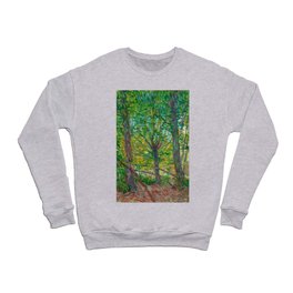 Trees, 1887 by Vincent van Gogh Crewneck Sweatshirt