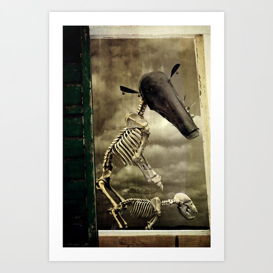 Pet Skeleton Art Print