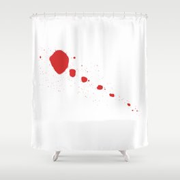 Blood Splatter Shower Curtains Society6