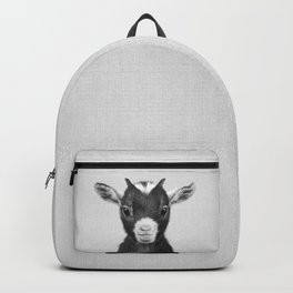 Baby Goat - Black & White Backpack
