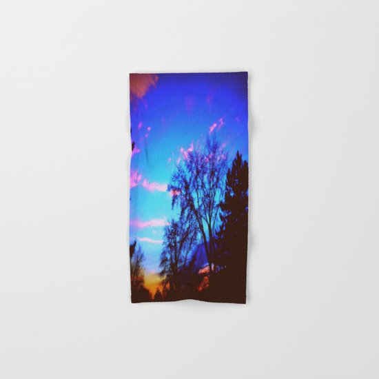 Colorful Sky (vintage) Hand & Bath Towel