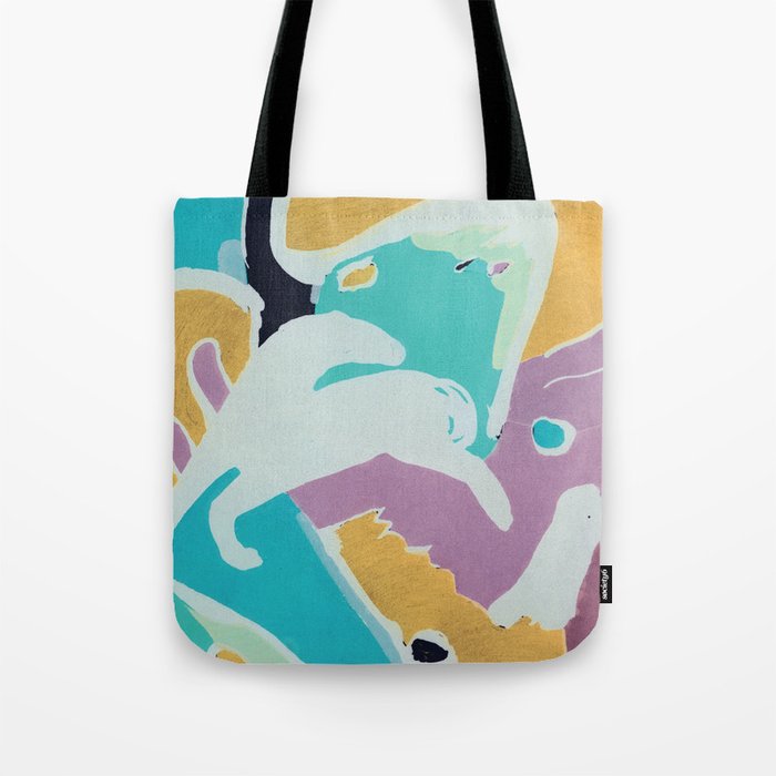 fine art abstract design multicolours Tote Bag